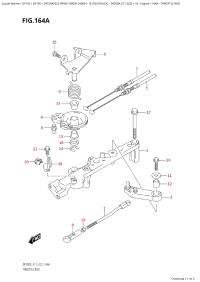 164A - Throttle  Rod (164A -  )