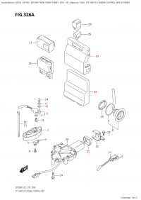 326A - Ptt Switch  /  Engine Control Unit  (Df150Ap) (326A -   /    (Df150Ap))