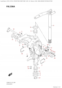 336A - Swivel Bracket (Df150Ap,Df175Ap) (336A -   (Df150Ap, Df175Ap))