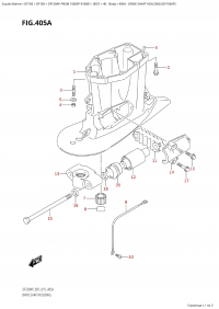 405A - Drive Shaft Housing (Df150Ap) (405A -    (Df150Ap))