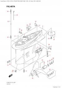 407A - Gear Case (407A -   )