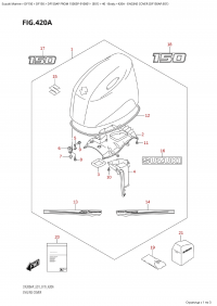 420A - Engine Cover (Df150Ap:e01) (420A -   () (Df150Ap: e01))