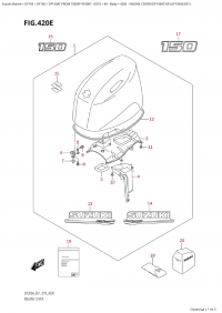 420E - Engine Cover  (Df150At:e01,Df150Az:e01) (420E -   () (Df150At: e01, Df150Az: e01))