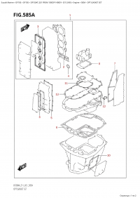 585A - Opt:gasket Set (585A - :  )