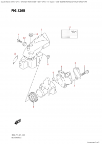 126B - Inlet Manifold  (Df15A,Df15Ar,Df15At) (126B -   (Df15A, Df15Ar, Df15At))