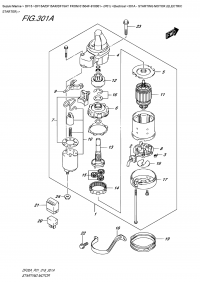 301A - Starting  Motor  (Electric  Starter) (301A -   ())
