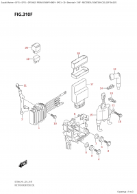 310F - Rectifier / Ignition Coil (Df15A:021) (310F -  /   (Df15A: 021))