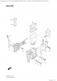 310F - Rectifier / Ignition Coil (Df15A:021) (310F -  /   (Df15A: 021))