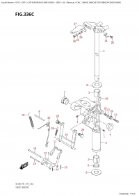 336C  -  Swivel  Bracket  (Df9.9Br,Df15Ar,Df20Ar) (336C -   (Df9.9Br, Df15Ar, Df20Ar))