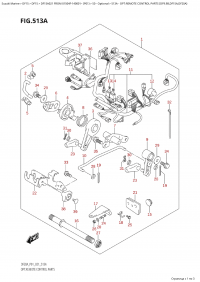 513A - Opt:remote Control Parts (Df9.9B,Df15A,Df20A) (513A - �����: �������� ��� �������������� ���������� (Df9.9B, Df15A, Df20A))