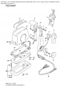 544D  -  Opt:remote  Control  Assy  Single  (1)  (Df15A  P01) (544D - ������������� ���������� � �����, ��������� (1) (Df15A P01))