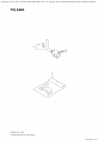 546A - Opt:remocon  Cable (Electric  Starter)  (E-Starter) (546A - :    () (  ))