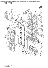 111G  -  Cylinder Head  (Df175Z  E01) (111G -    (Df175Z E01))