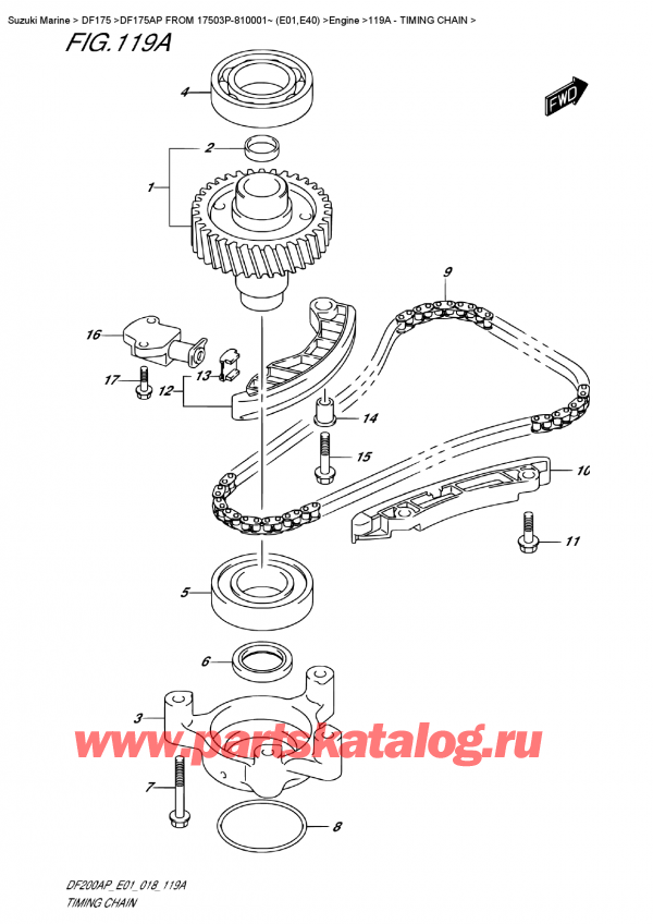  ,   ,  DF175AP FROM 17503P-810001~ (E01)    2018 , Timing Chain
