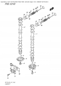 121G  -  Camshaft (Df175Z  E01) (121G -   (Df175Z E01))