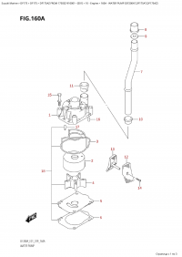 160A - Water Pump  (Df200At,Df175At,Df175Az) (160A -   (Df200At, Df175At, Df175Az))