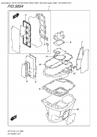 585A  -  Opt:gasket  Set (585A - :  )