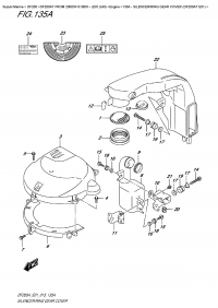 135A  -  Silencer/ring  Gear  Cover  (Df200At  E01) (135A -  /    (Df200At E01))
