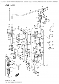 147A  -  Fuel  Pump/fuel  Vapor  Separator  (Df200T  E01) (147A -   /    (Df200T E01))