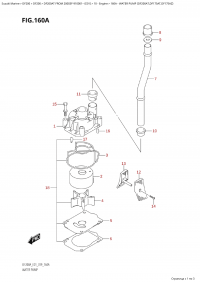 160A - Water Pump  (Df200At,Df175At,Df175Az) (160A -   (Df200At, Df175At, Df175Az))