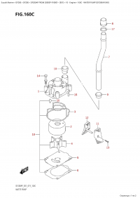 160C - Water Pump (Df200Ap:e40) (160C -   (Df200Ap: e40))