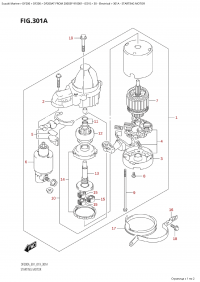 301A - Starting Motor (301A -  )