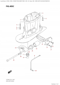 405C - Drive Shaft Housing (Df200Ap:e01) (405C -    (Df200Ap: e01))