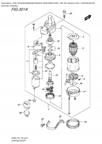 301A  -  Starting  Motor  (Electric  Starter) (301A -   ())