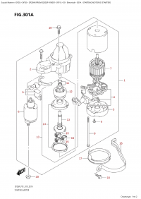 301A - Starting Motor (E-Starter) (301A -   (  ))