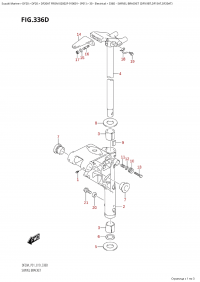 336D - Swivel Bracket  (Df9.9Bt,Df15At,Df20At) (336D -   (Df9.9Bt, Df15At, Df20At))