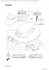 420E - Engine Cover (Df20A:p01,Df20Ar) (420E -   () (Df20A: p01, Df20Ar))