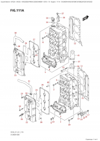 111A - Cylinder Head  (Df200T,Df200Z,Df225T,Df225Z) (111A -    (Df200T, Df200Z, Df225T, Df225Z))