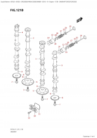 121B - Camshaft (Df225T,Df225Z) (121B -   (Df225T, Df225Z))