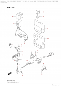 326D  -  Ptt  Switch  /  Engine  Control  Unit  (Df225T,Df225Z, (326D -   /    (Df225T, Df225Z,)