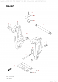 335A - Clamp Bracket (L-Transom) (335A -   (L-Transom))