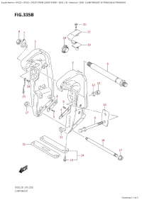 335B - Clamp Bracket  (X-Transom,Xx-Transom) (335B -   (X-Transom, Xx-Transom))