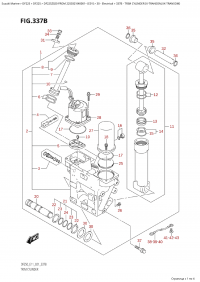 337B  - Trim Cylinder (X-Transom,Xx-Transom) (337B -   (X-Transom, Xx-Transom))