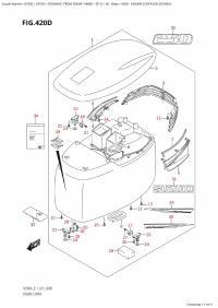 420D - Engine Cover (021:Df250A) (420D -   () (021: Df250A))