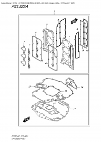 585A  -  Opt:gasket  Set (585A - :  )