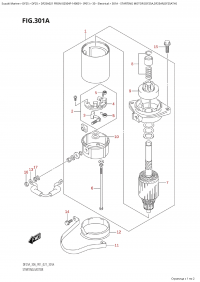 301A - Starting Motor (Df25A,Df25Ar,Df25Ath) (301A -   (Df25A, Df25Ar, Df25Ath))