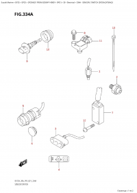 334A - Sensor / Switch (Df25A,Df30Aq) (334A -    (Df25A, Df30Aq))