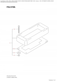 519A  -  Opt:remote  Control Spacer (519A - :   )