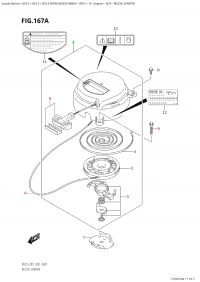 167A - Recoil Starter (167A -  )