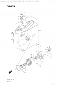 407A - Gear Case (407A -   )