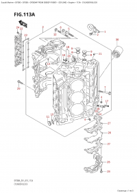 113A - Cylinder Block (113A -  )