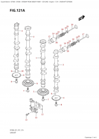 121A - Camshaft (Df300A) (121A -   (Df300A))