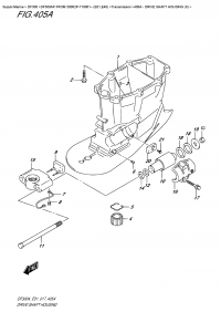 405A  - Drive  Shaft  Housing  (X) (405A -    (X))