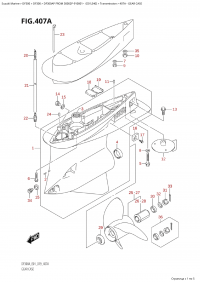 407A - Gear Case (407A -   )