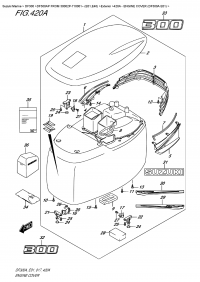 420A  -  Engine Cover  (Df300A  E01) (420A -   () (Df300A E01))