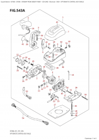 543A - Opt:remote Control Assy Single (543A -    , )